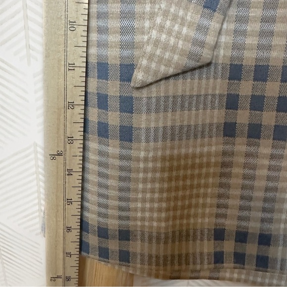 🔆 LOFT Outlet Plaid Mini Skirt with Belt – Size 6P - Picture 5 of 5